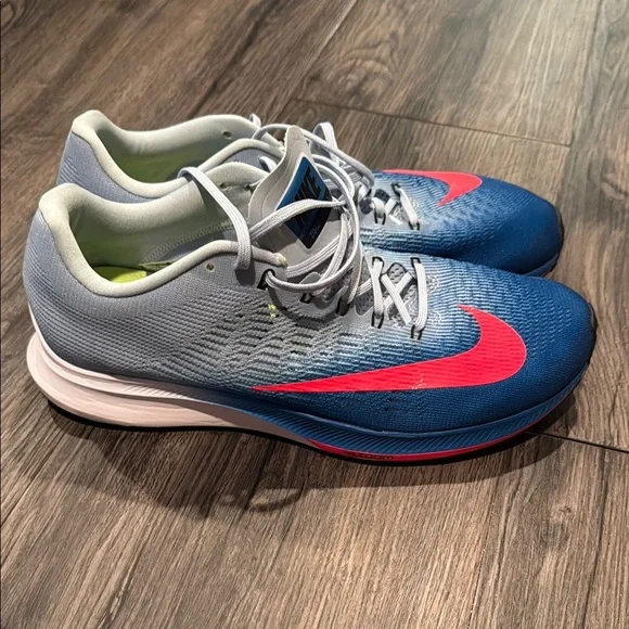 Nike Men's Blue and Pink Zoom Elite 9 Running Shoes Size 11. - Picture 1 of 6